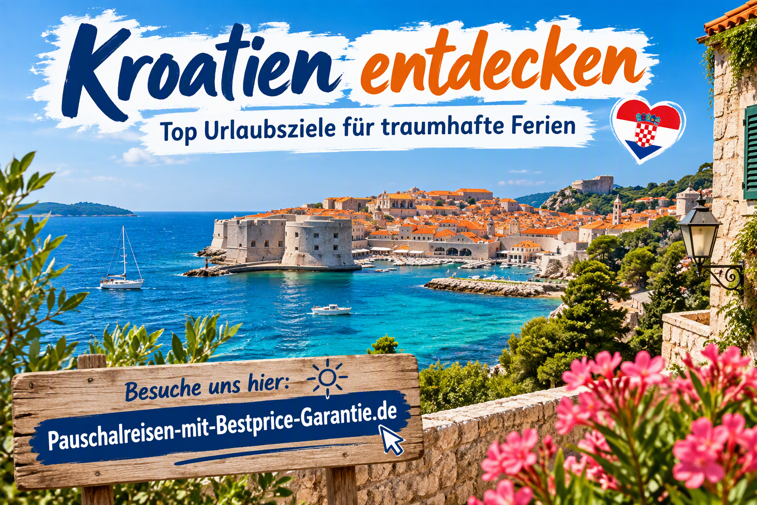 Kroatien entdecken - Top Urlaubsziele für traumhafte Ferien