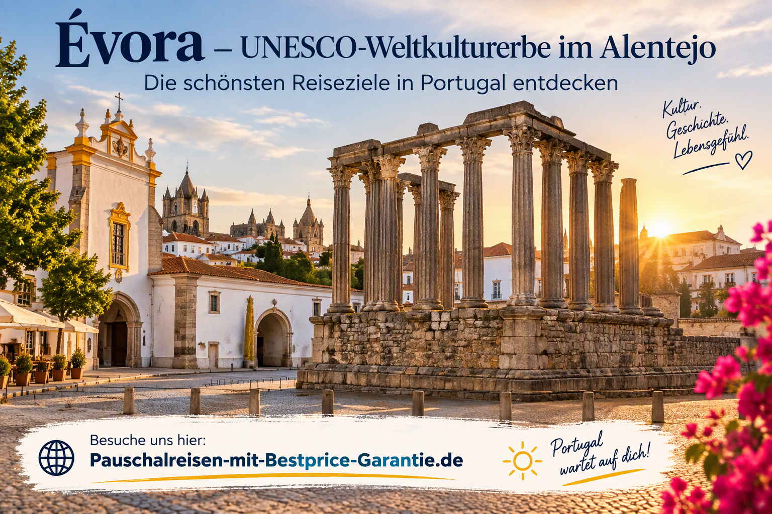 Évora – UNESCO-Weltkulturerbe im Alentejo