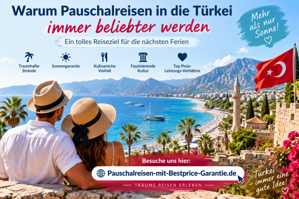 Warum Pauschalreisen in die Türkei immer beliebter werden