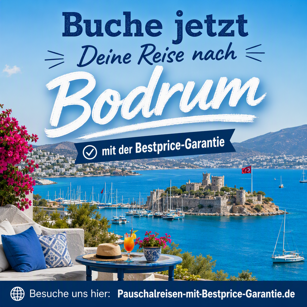 Nach Bodrum reisen mit der Bestprice-Garantie
