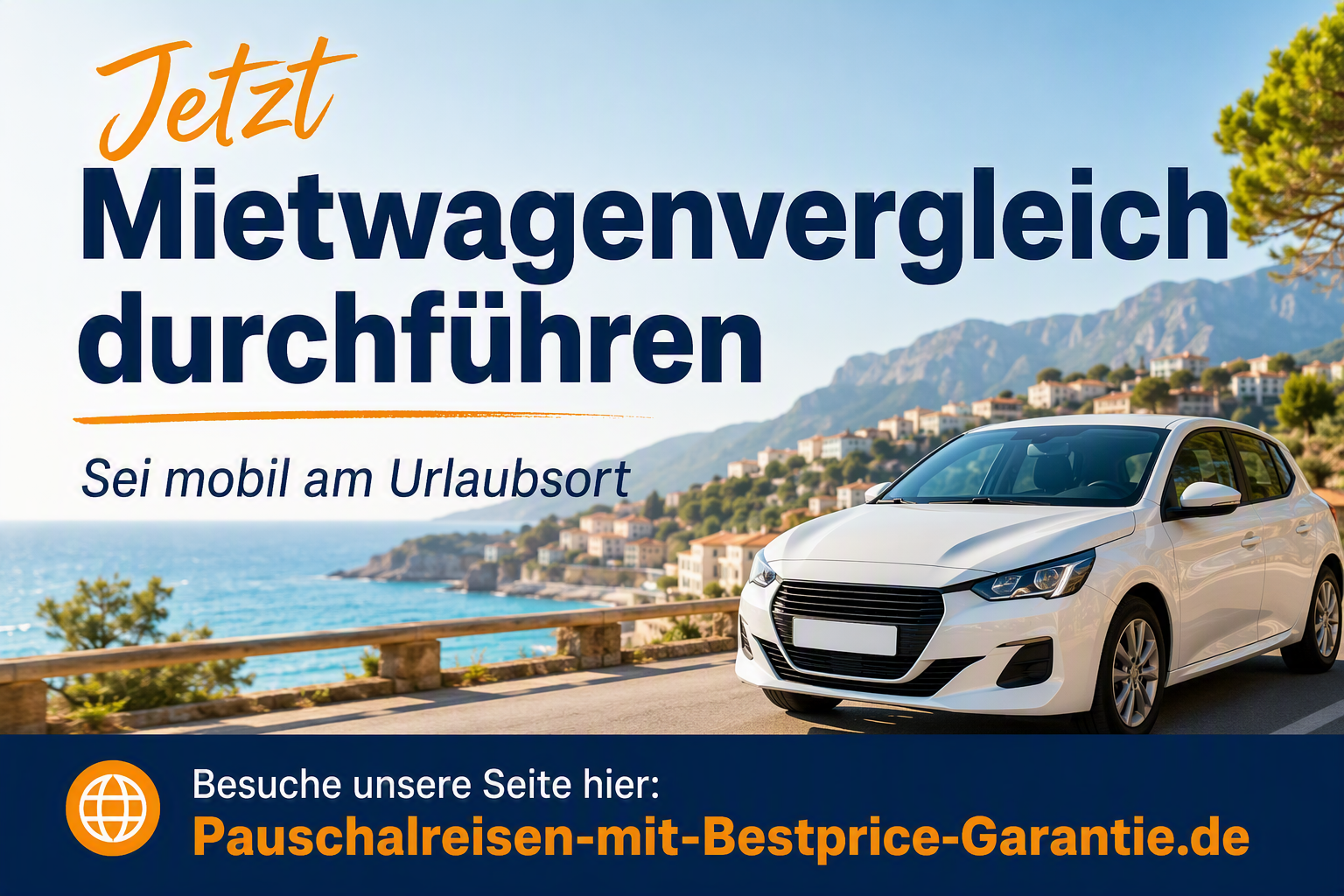 Jetzt Mietwagenvergleich durchführen