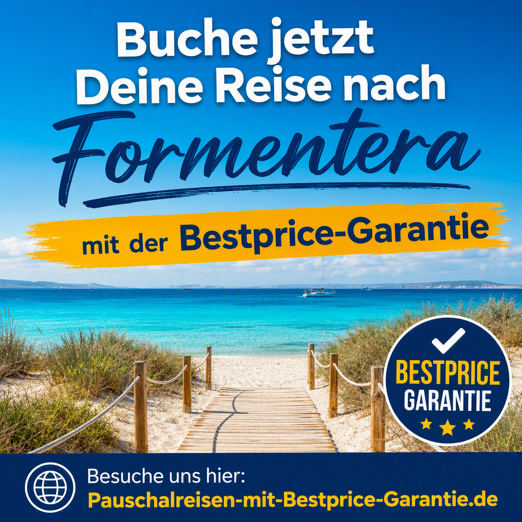 Buche Deine Reise nach Formentera mit der Bestprice-Garantie