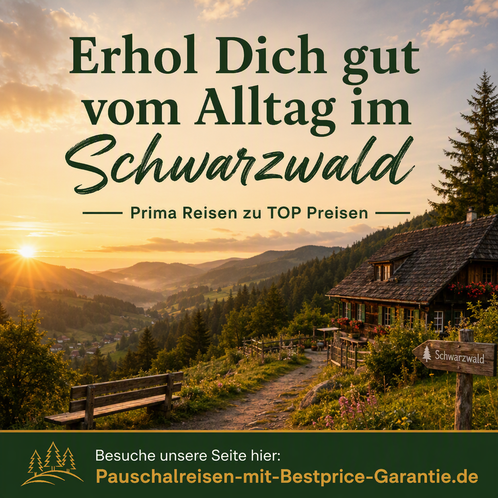 Erhol Dich gut vom Alltag im Schwarzwald