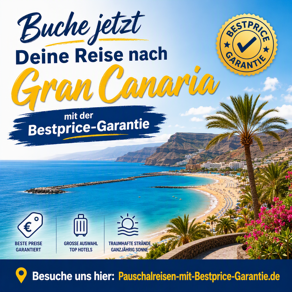 Buche Deine Reise nach Gran Canaria mit der Bestprice-Garantie
