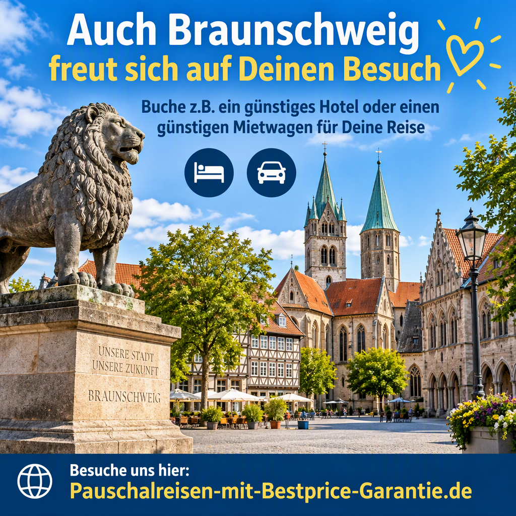 Auch Braunschweig freut sich auf Deinen Besuch