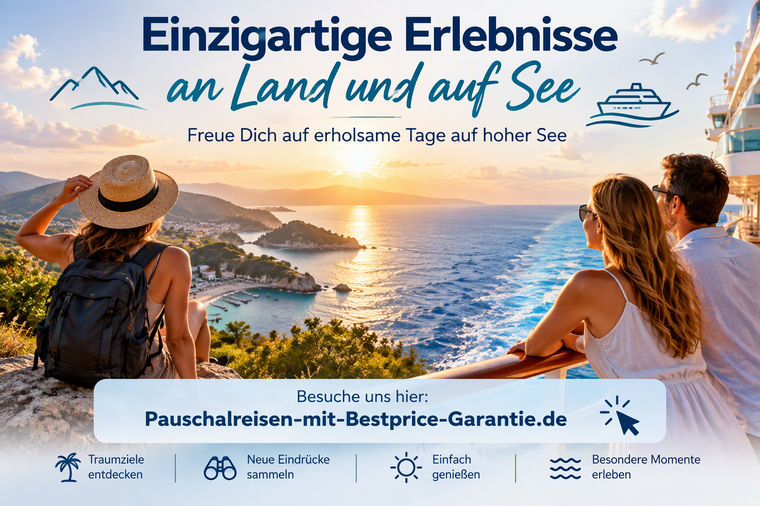 Einzigartige Erlebnisse an Land und auf See
