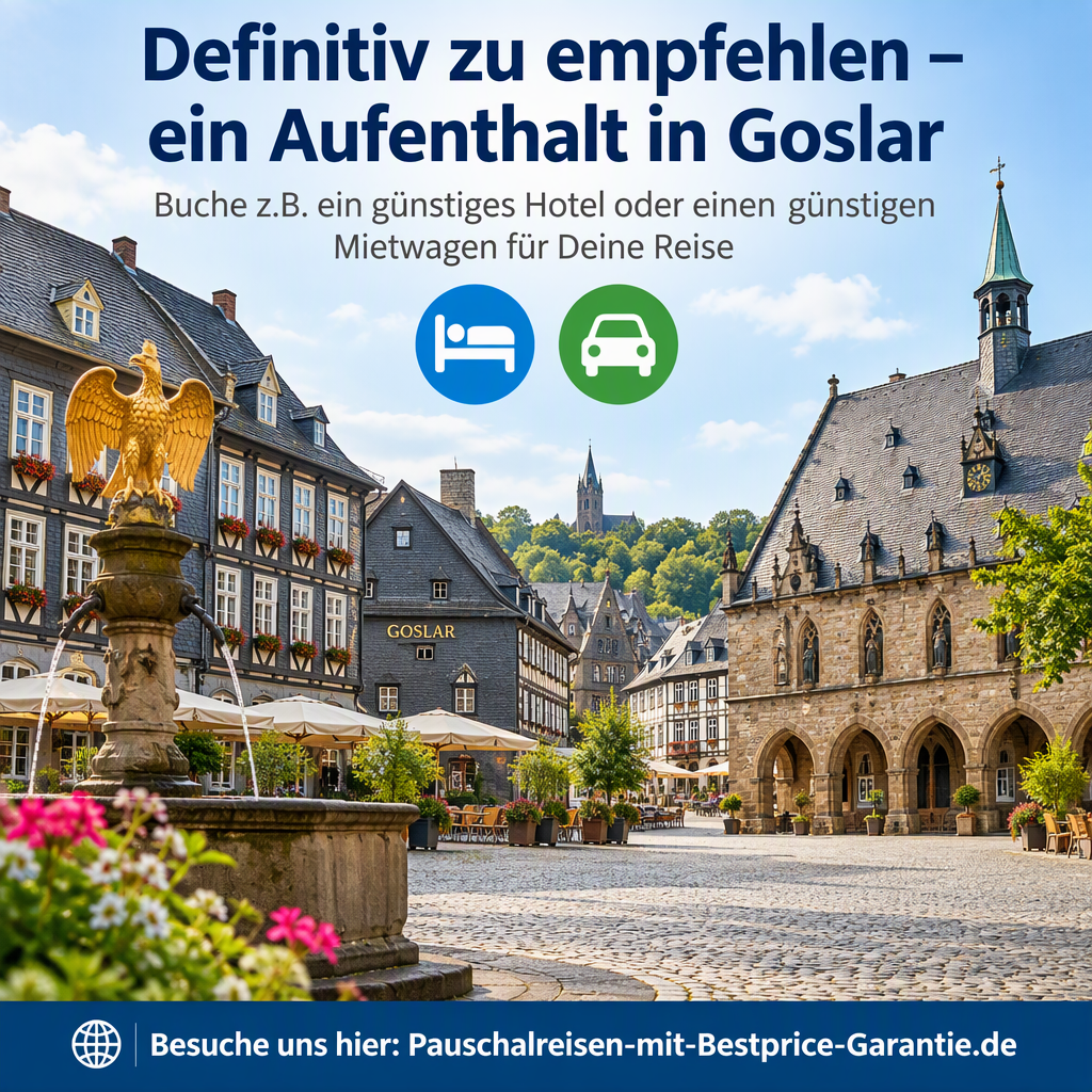 Ein Aufenthalt in Goslar ist zu empfehlen
