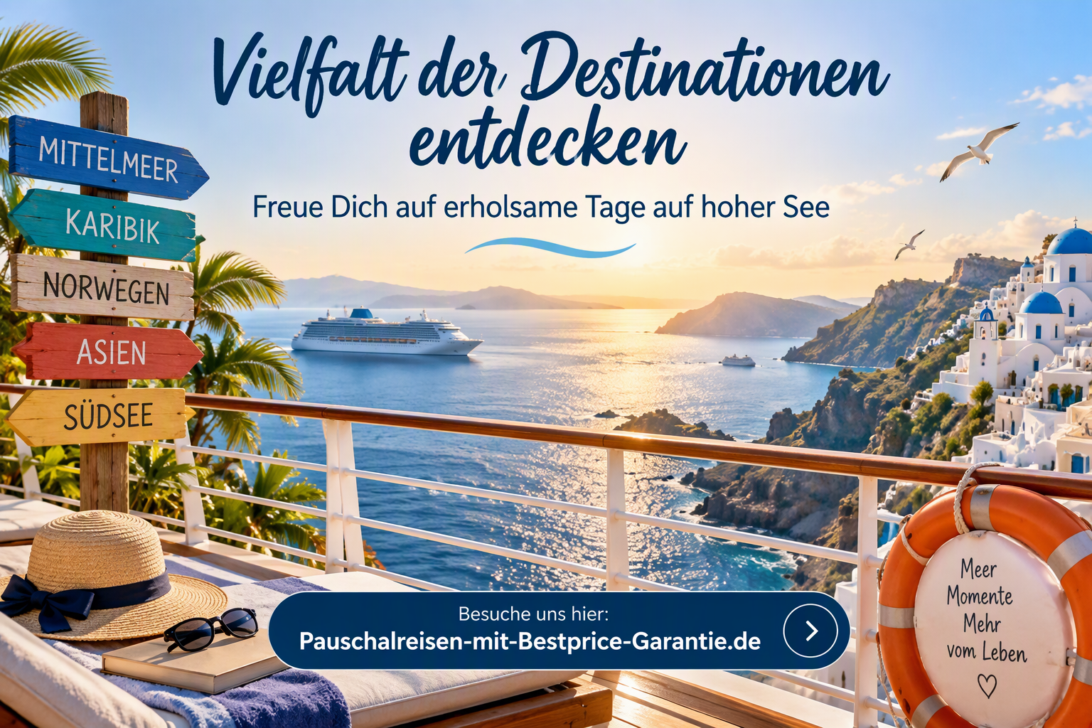 Vielfalt der Destinationen entdecken