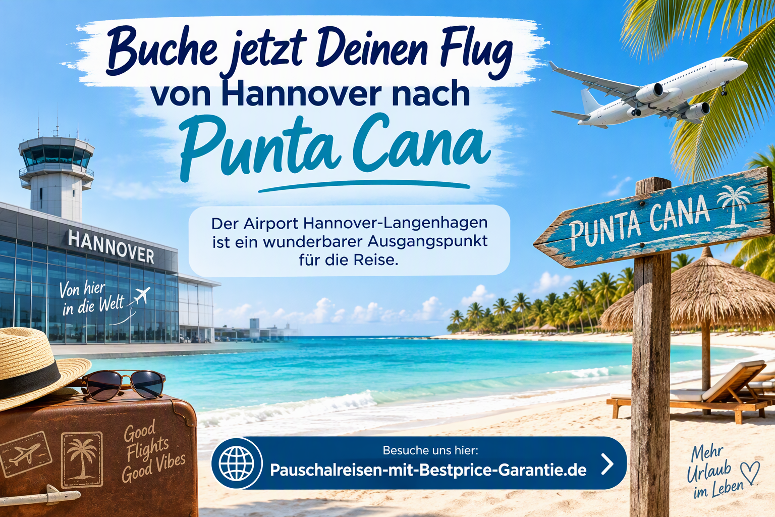Dein Flug von Hannover nach Punta Cana