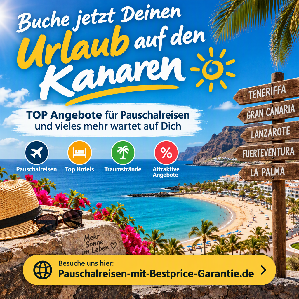 Buche jetzt Deinen Urlaub auf den Kanaren