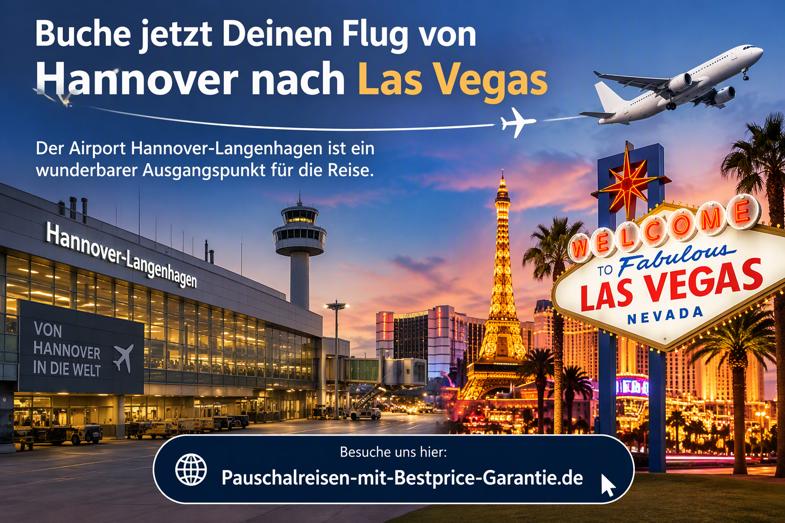 Buche Deinen Flug von Hannover nach Las Vegas