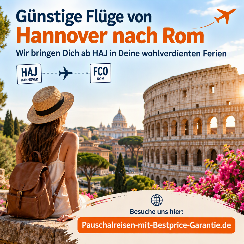 Günstige Flüge von Hannover nach Rom