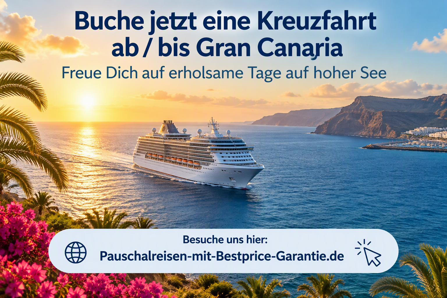Buche jetzt eine Kreuzfahrt ab / bis Gran Canaria